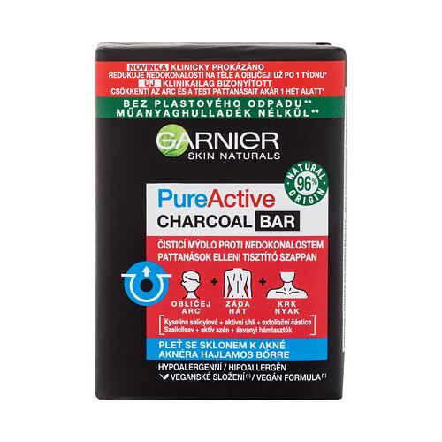 Čisticí mýdlo Garnier Pure Active Charcoal Bar 100 g