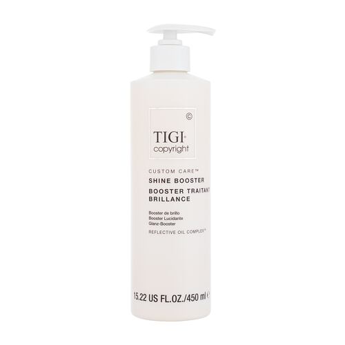 Pro lesk vlasů Tigi Copyright Custom Care Shine Booster 450 ml poškozený flakon