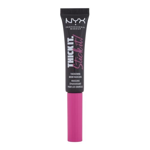 Řasenka na obočí NYX Professional Makeup Thick It Stick It! 7 ml 08 Black