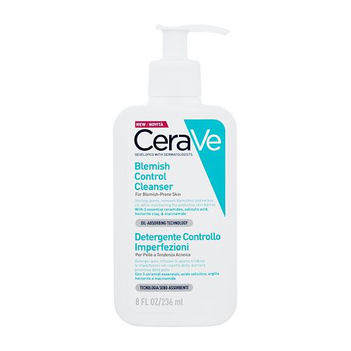 Čisticí gel CeraVe Facial Cleansers Blemish Control Cleanser 236 ml