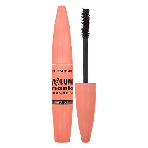 Řasenka Dermacol Volume Mania +200% Volume 10,5 ml Black
