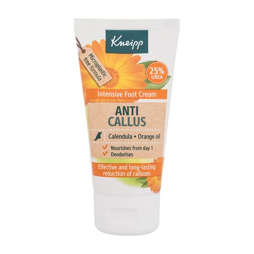 Krém na nohy Kneipp Foot Care Anti Callus Calendula & Orange 50 ml poškozená krabička