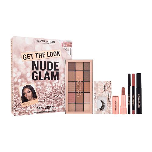 Oční stín Makeup Revolution London Get The Look Nude Glam 16,5 g Understated poškozená krabička Kazeta