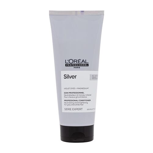 Kondicionér L'Oréal Professionnel Silver Professional Conditioner 200 ml poškozený flakon