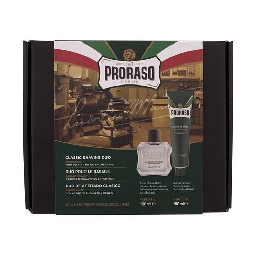 Balzám po holení PRORASO Green Classic Shaving Duo 100 ml poškozená krabička Kazeta