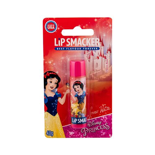 Balzám na rty Lip Smacker Disney Princess Snow White Cherry Kiss 4 g poškozený obal