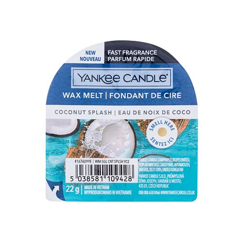 Vonný vosk Yankee Candle Coconut Splash 22 g poškozený obal