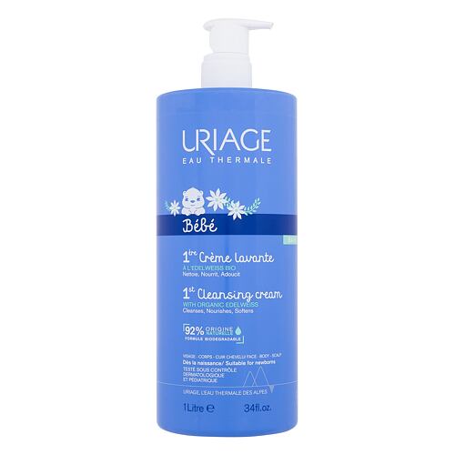 Sprchový krém Uriage Bébé 1st Cleansing Cream 1000 ml
