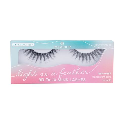 Umělé řasy Essence Light As A Feather 3D Faux Mink 02 All About Light 1 ks