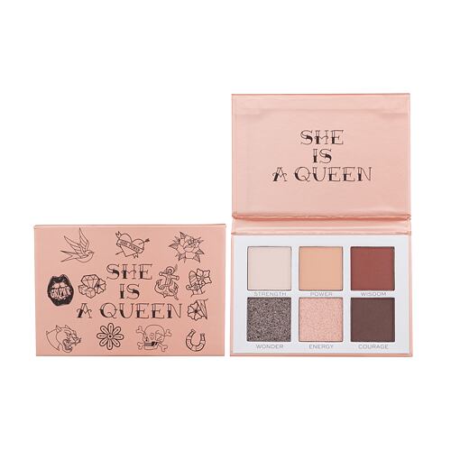 Oční stín Makeup Revolution London She Is A Queen 6,6 g poškozená krabička