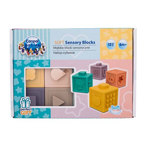 Hračka Canpol babies Sensory Soft Blocks 12 ks
