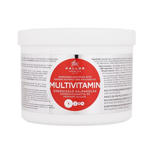 Maska na vlasy Kallos Cosmetics Multivitamin 500 ml