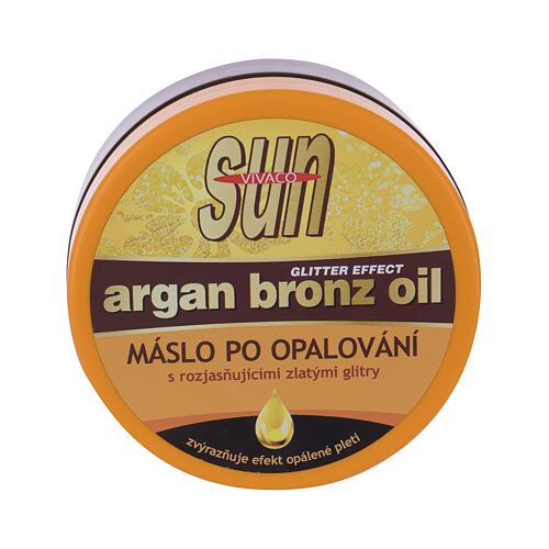 Přípravek po opalování Vivaco Sun Argan Bronz Oil Brightening Body Butter 200 ml poškozený obal