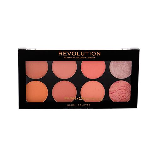 Tvářenka Makeup Revolution London Blush Palette 12,8 g Hot Spice poškozená krabička