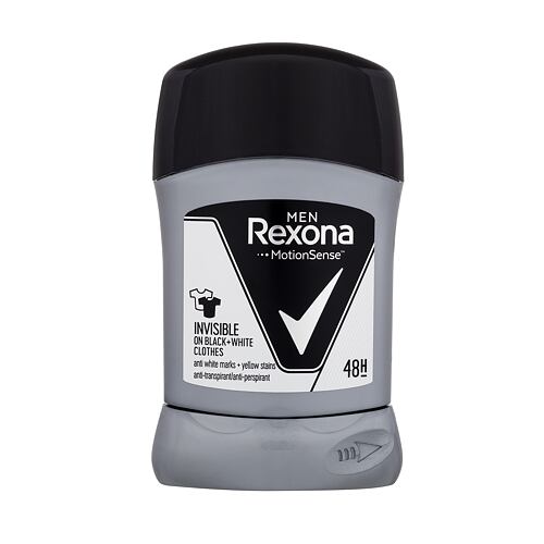Antiperspirant Rexona Men Invisible Black + White 48H 50 ml poškozený flakon