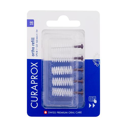 Mezizubní kartáček Curaprox CPS 18 Ortho Refill 2,0 - 8,0 mm 5 ks