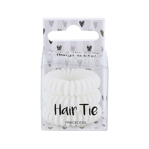 Gumička na vlasy 2K Hair Tie 3 ks White poškozená krabička
