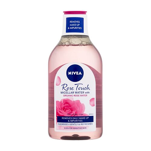 Micelární voda Nivea Rose Touch Micellar Water With Organic Rose Water 400 ml poškozený flakon