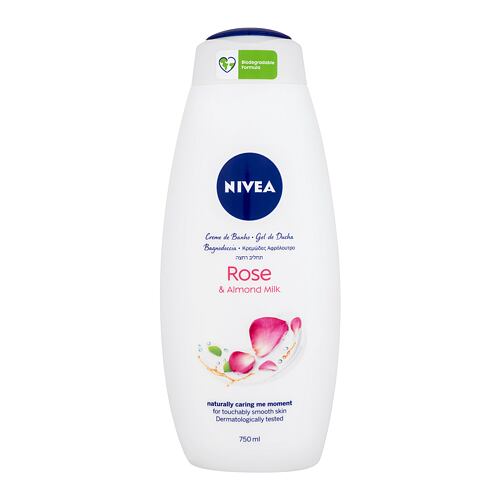 Sprchový krém Nivea Care & Roses 750 ml poškozený flakon