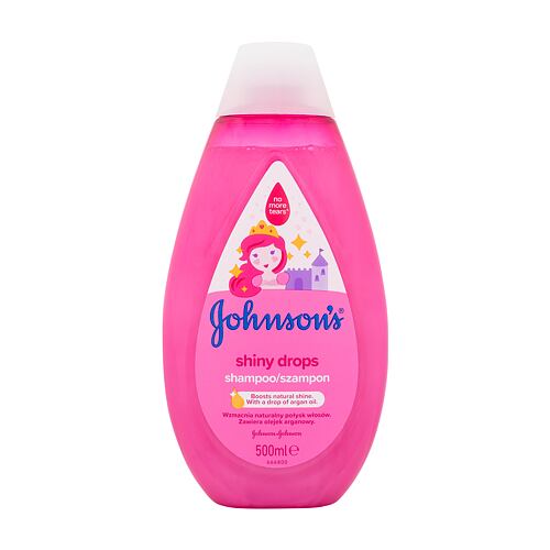 Šampon Johnson´s Shiny Drops Kids Shampoo 500 ml poškozený flakon