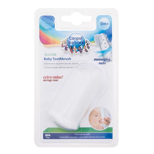 Klasický zubní kartáček Canpol babies Baby Toothbrush 1 ks poškozený obal