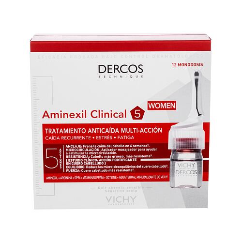 Přípravek proti padání vlasů Vichy Dercos Aminexil Clinical 5 12x6 ml poškozená krabička