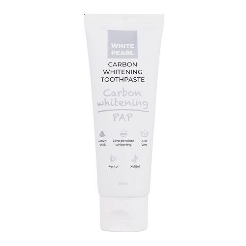 Zubní pasta White Pearl PAP Carbon Whitening Toothpaste 75 ml poškozená krabička