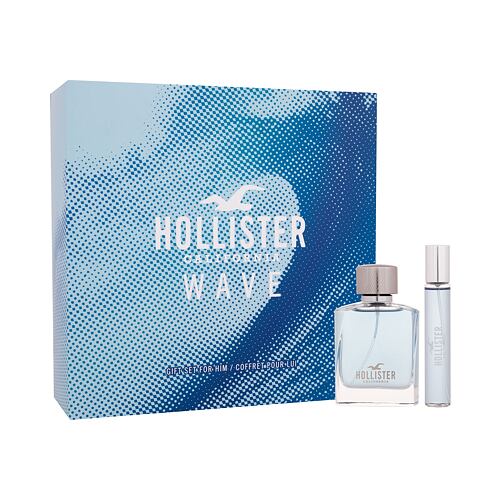 Toaletní voda Hollister Wave 50 ml poškozená krabička Kazeta