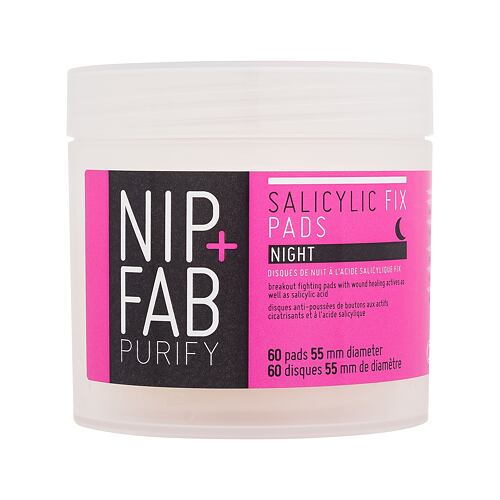 Čisticí ubrousky NIP+FAB Purify Salicylic Fix Night Pads 60 ks