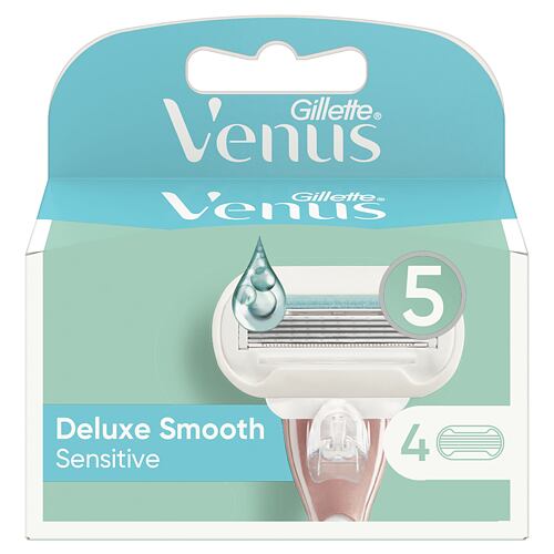 Náhradní břit Gillette Venus Deluxe Smooth Sensitive 4 ks
