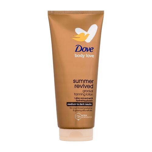 Samoopalovací přípravek Dove Body Love Summer Revived Gradual Tanning Lotion 200 ml Medium to Dark