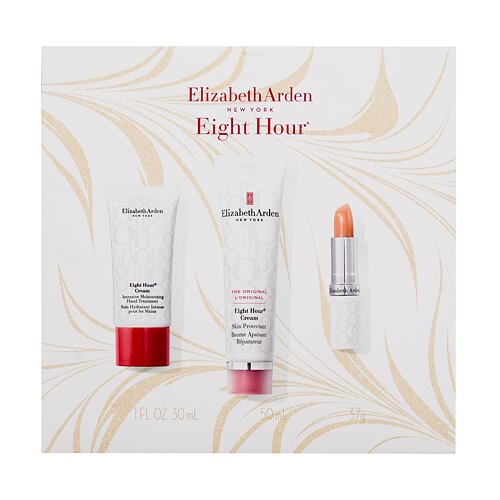 Tělový balzám Elizabeth Arden Eight Hour Cream Nourishing Skin Essentials Set 50 ml poškozená krabička Kazeta