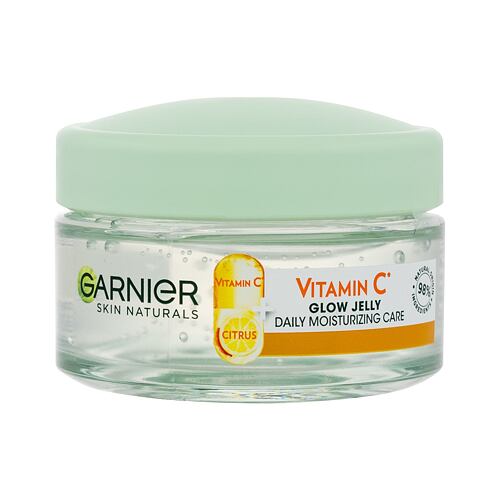 Pleťový gel Garnier Skin Naturals Vitamin C Glow Jelly Daily Moisturizing Care 50 ml poškozený flakon