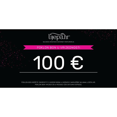 Dárkový poukaz SLEVA E-poklon bon 100 EUR