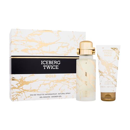 Toaletní voda Iceberg Twice Gold 125 ml poškozená krabička Kazeta