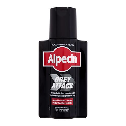 Šampon Alpecin Grey Attack 200 ml poškozený flakon