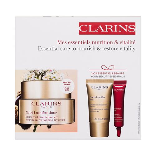 Denní pleťový krém Clarins Nutri-Lumière Revitalizing Day Cream 50 ml Kazeta