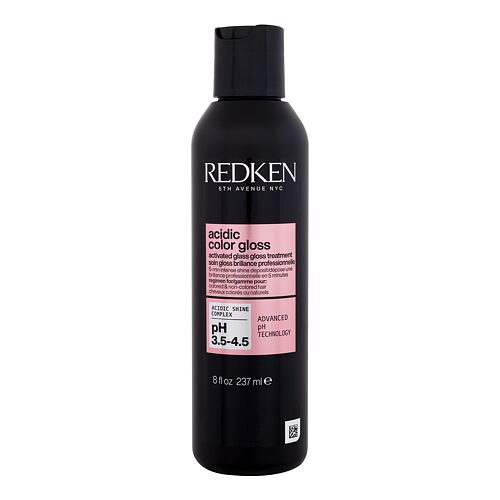 Pro lesk vlasů Redken Acidic Color Gloss Activated Glass Gloss Treatment 237 ml poškozená krabička