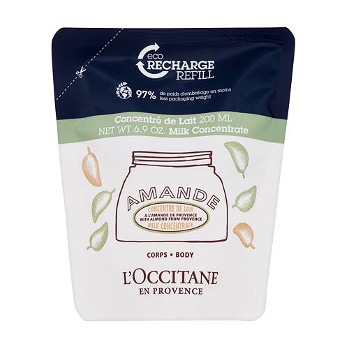 Tělový krém L'Occitane Almond (Amande) Milk Concentrate Náplň 200 ml