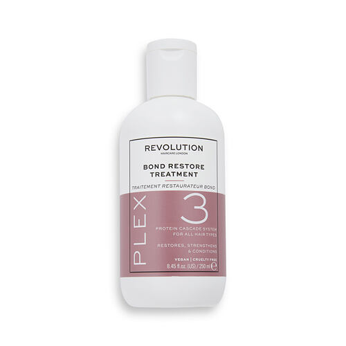 Maska na vlasy Revolution Haircare London Plex 3 Bond Restore Treatment 250 ml