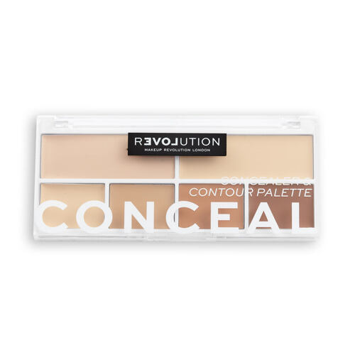 Konturovací paletka Revolution Relove Conceal Me Concealer & Contour Palette 11,2 g Light