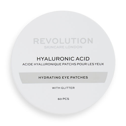 Maska na oči Revolution Skincare Hyaluronic Acid Hydrating Eye Patches 60 ks