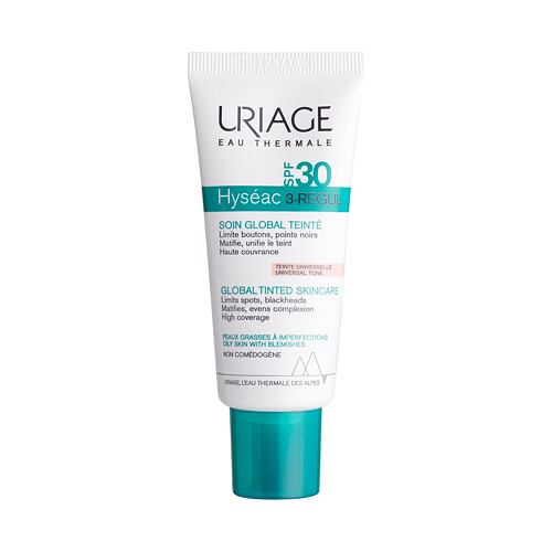 Denní pleťový krém Uriage Hyséac 3-Regul Global Tinted Skincare SPF30 40 ml bez krabičky