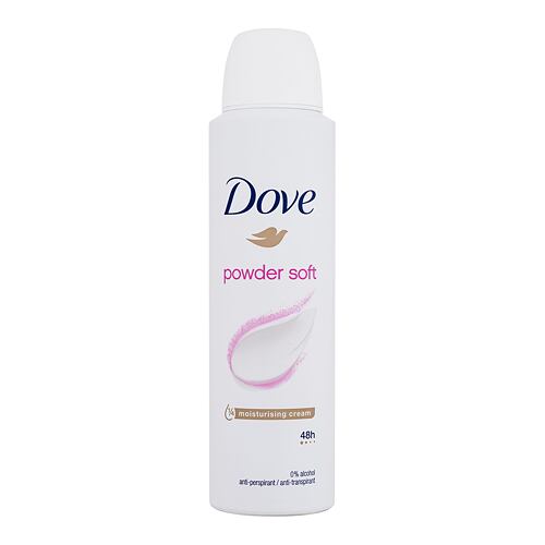 Antiperspirant Dove Powder Soft 48h 150 ml poškozený flakon