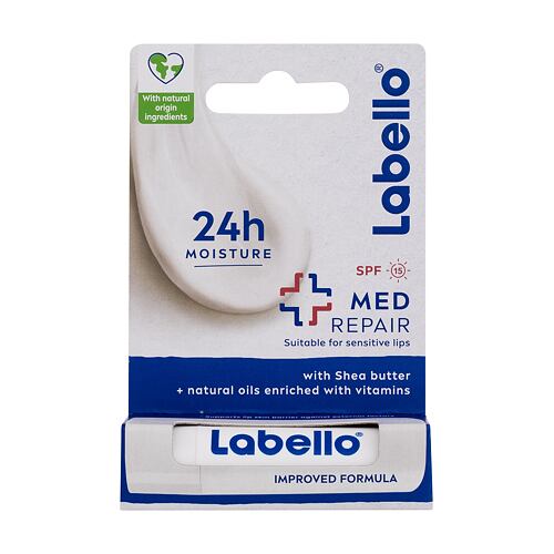 Balzám na rty Labello Med Repair SPF15 4,8 g poškozená krabička