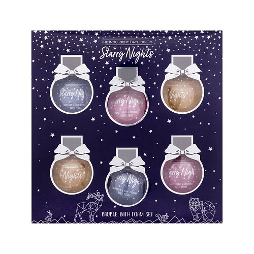Pěna do koupele The Indulgent Bathing Co. Starry Nights Bauble Bath Foam Set 30 ml poškozená krabička Kazeta