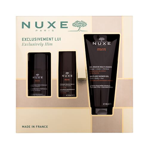Pleťový gel NUXE Exclusively Him 50 ml poškozená krabička Kazeta