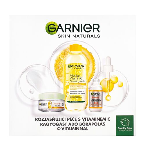 Pleťový gel Garnier Skin Naturals Vitamin C 50 ml Kazeta
