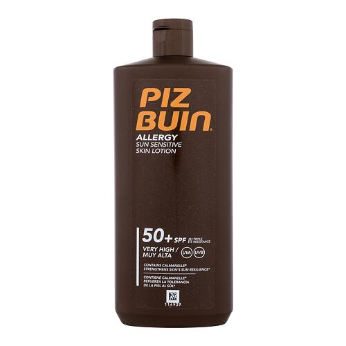 Opalovací přípravek na tělo PIZ BUIN Allergy Sun Sensitive Skin Lotion SPF50+ 400 ml poškozený flakon