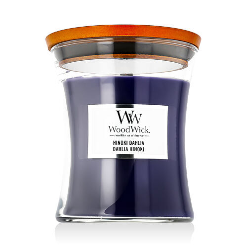 Vonná svíčka WoodWick Hinoki Dahlia 275 g